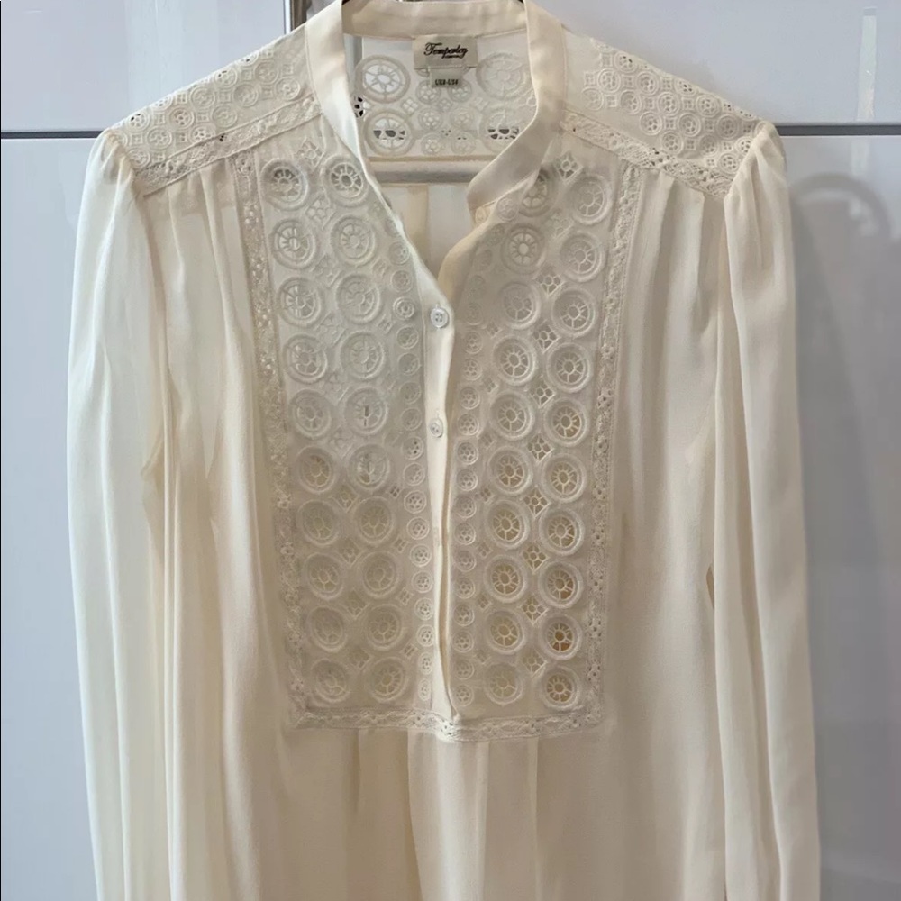 Temperley London Embroidery Blouse Top
